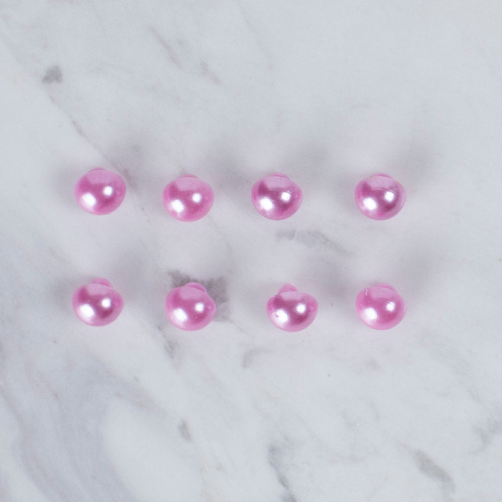 Loren Crafts 8'li Lila Düğme - 0152